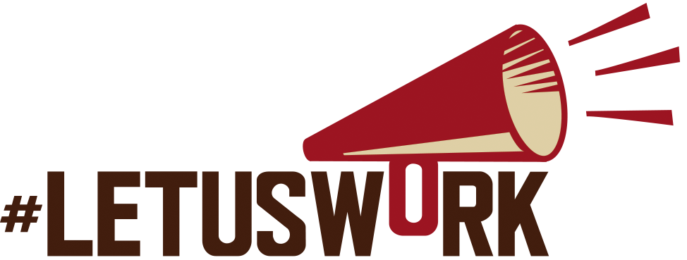 Let Us Work - Logo